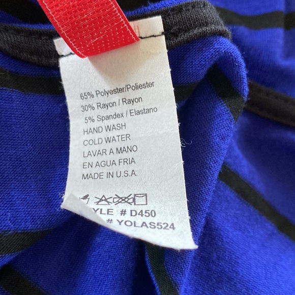 J mode USA 2XL navy blue with black stripes - Picture 9 of 9